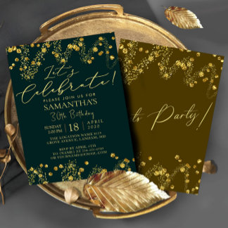 Confetti Feier Geburtstagsparty Einladung