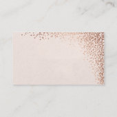 Confetti-Folie Imitate Folie Hochzeitswebkarte Begleitkarte (Rückseite)