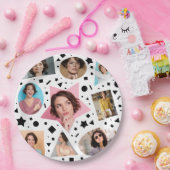 Confetti Foto 30. Geburtstag Pappteller (Party)