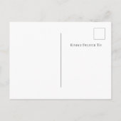 Confetti Foto Geburtstag Danke Post Card Einladungspostkarte (Rückseite)