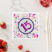 Confetti Fun Sprinkles Design 15 Serviette (Beispiel)
