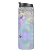 Confetti Funkelnd Glitzer Rente Geschenk für sie Thermosbecher (Nach rechts gedreht)