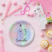 Confetti Funkelnd Junggeselinnen-Abschied | BRAUTP Pappteller (Party)