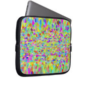 Confetti Garden Fringe Laptopschutzhülle (Vorne Rechts)