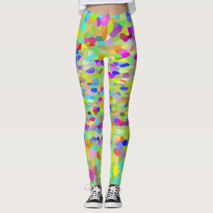 Confetti Garden Fringe Leggings