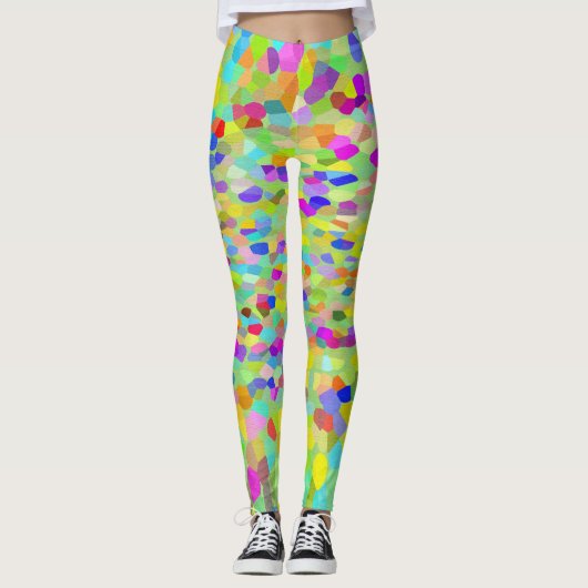 Confetti Garden Fringe Leggings (Vorderseite)