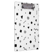 Confetti Gemustert Clipboard Klemmbrett (Rechts)