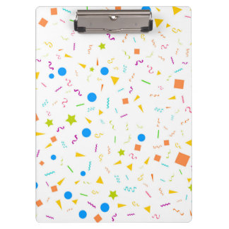 Confetti Gemustert Clipboard Klemmbrett