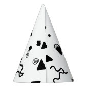 Confetti Gemustert Paper Party Hat Partyhütchen (Rückseite)