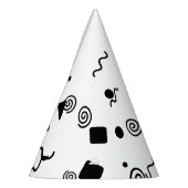 Confetti Gemustert Paper Party Hat Partyhütchen (Links)