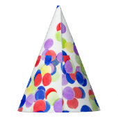 Confetti Gemustert Paper Party Hat Partyhütchen (Rückseite)