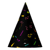 Confetti Gemustert Paper Party Hat Partyhütchen (Links)