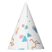 Confetti Gemustert Party Hat Partyhütchen (Rückseite)