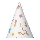 Confetti Gemustert Party Hat Partyhütchen (Rechts)