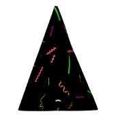 Confetti Gemustert Partyhütchen (Rechts)