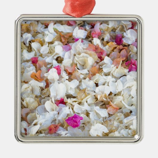 CONFETTI getrocknete Blumen Ornament Aus Metall (Vorne)