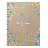 CONFETTI GLAMOROUS niedlich-Spot Notizblock (Vorderseite)