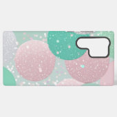 Confetti Glitzer Pastel Farbiges geometrisches Mus Samsung Galaxy Hülle (Rückseite (Horizontal))