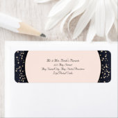 Confetti Gold Elegante Moderne Hochzeit Einladung (Insitu)