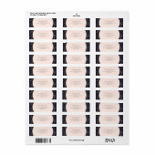 Confetti Gold Elegante Moderne Hochzeit Einladung (Vorne)