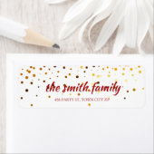 Confetti Gold Glitzer polka dot (Insitu)