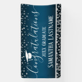 Confetti Graduation Party Budget Banner (Vertikal)