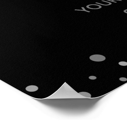 Confetti Graduation Party Welcome Poster (Ecke)