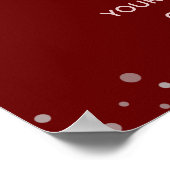 Confetti Graduation Party Welcome Poster (Ecke)