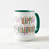 Confetti & Halloween Festival Tasse (VorderseiteRechts)