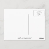 Confetti & Halloween Festival Text Postkarte (Rückseite)