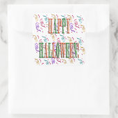 Confetti & Halloween Festival Text Sticker (Tasche)