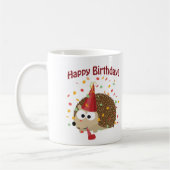 Confetti Happy Birthday Igel Kaffeetasse (Links)