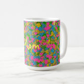 Confetti Hearts Large Coffe Tasse (VorderseiteRechts)