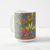 Confetti Hearts Large Coffe Tasse (Vorderseite Links)