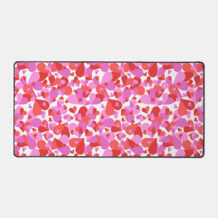Confetti Hearts Mix Schreibtischunterlage
