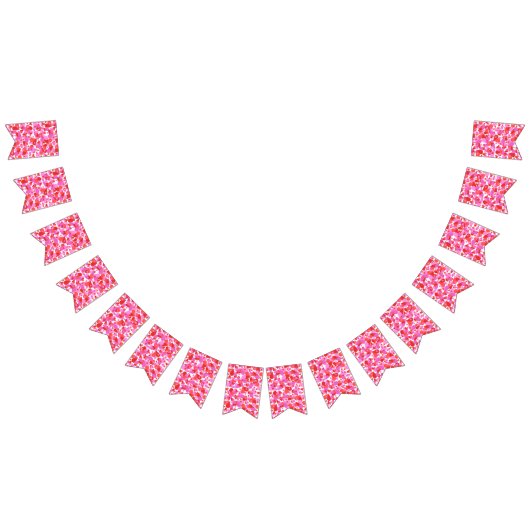 Confetti Hearts Mix Wimpelkette (Alle)