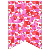 Confetti Hearts Mix Wimpelkette (Dritte Fahne)