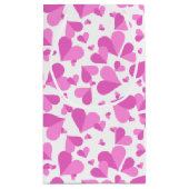 Confetti Hearts Pink Kleine Geschenktüte (Rückseite)