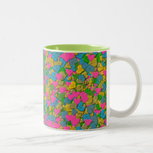 Confetti Hearts Tasse