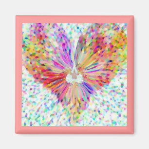 Confetti-Herz-Magnet Magnet