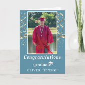 Confetti Herzlichen Glückwunsch Abschluss Foto Karte (Vorderseite)