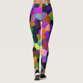 Confetti in Jewel Tones Leggings (Rückseite)