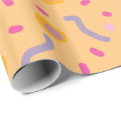 Confetti Joy Lines and Dots Geschenkpapier (Rolleneckpunkt)