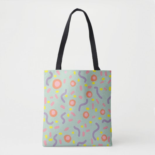 Confetti Joy Lines and Dots Tasche (Vorderseite)