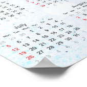 Confetti-Kalender 2020 Poster (Ecke)