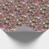 Confetti Karneval Party Bunte Papierstücke Stücke  Geschenkpapier (Ecke)
