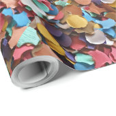 Confetti Karneval Party Farbige Papierstücke Stück Geschenkpapier (Rolleneckpunkt)