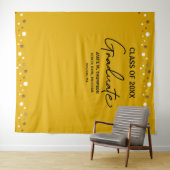 Confetti-Klasse Gelbe Goldene Schule Wandteppich (Beispiel (Horizontal))