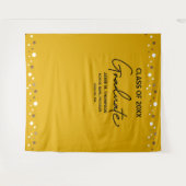Confetti-Klasse Gelbe Goldene Schule Wandteppich (Vorderseite (Horizontal))
