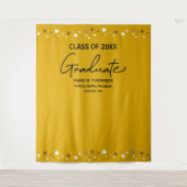 Confetti-Klasse Gelbe Goldene Schule Wandteppich (Vorderseite)